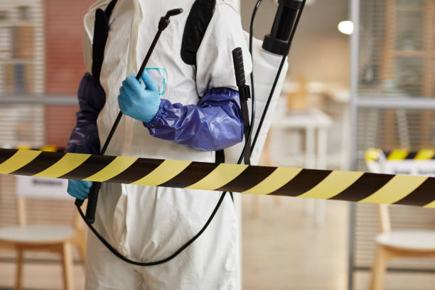 Professional Biohazard Cleanup technician working in Hillside, IL